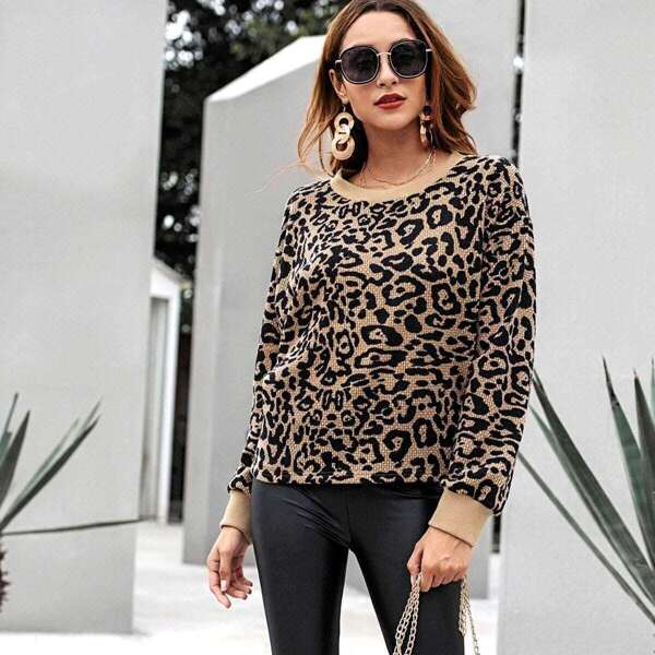 

Leopard Print Sweater