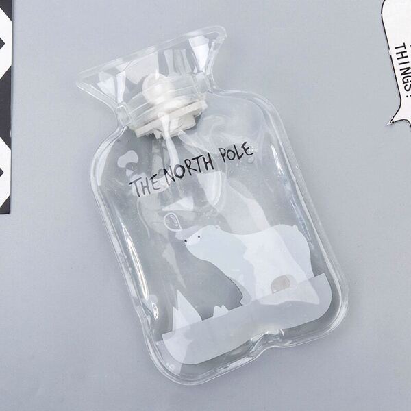 

Bear Print Clear Hot-water Bag