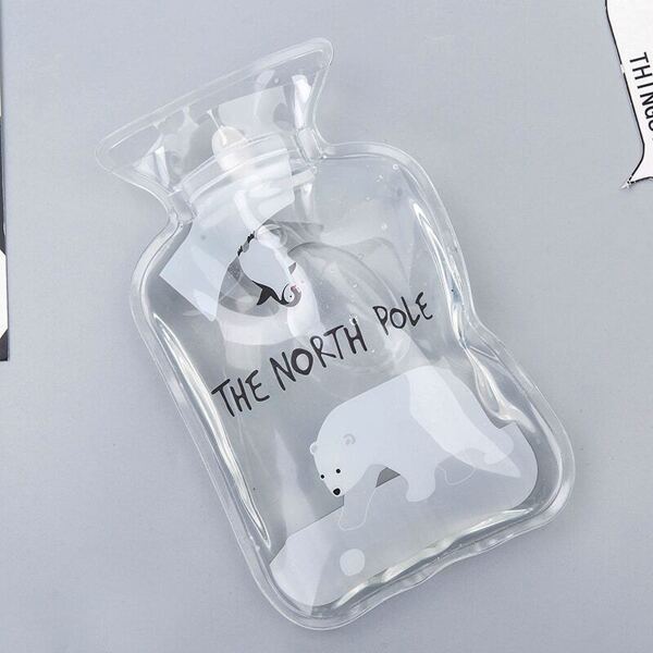 

Bear Print Clear Hot-water Bag