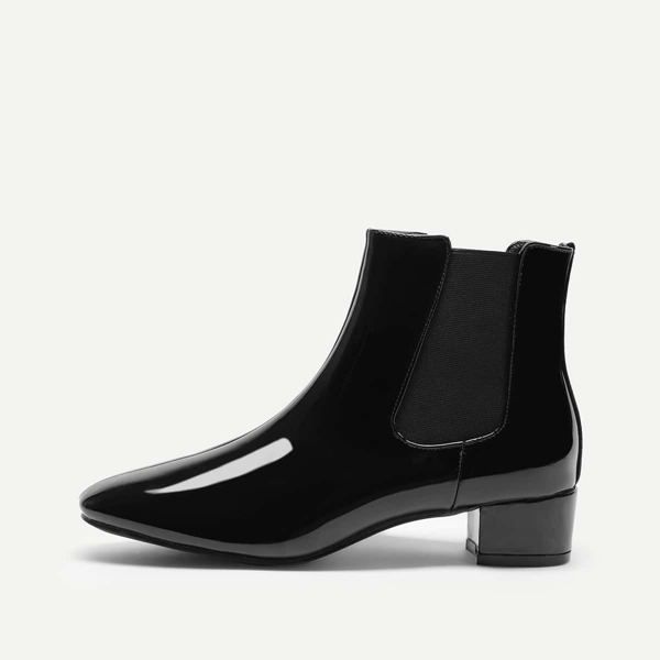

Block Heeled Chelsea Boots