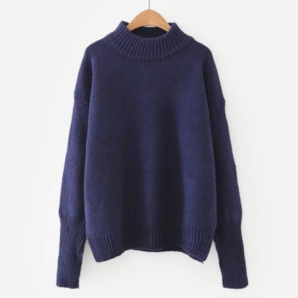 

Crew Neck Drop Shoulder Jumper