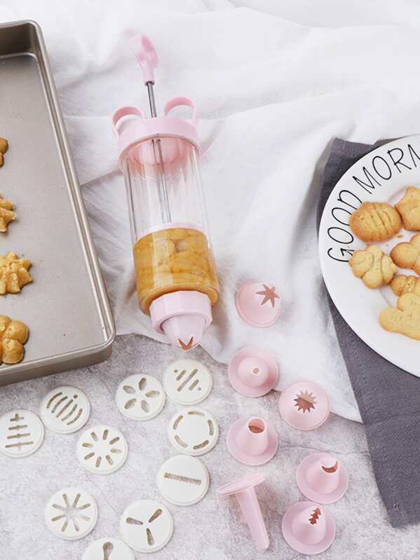

Cookie комплект пистолета для печенья 19шт., null