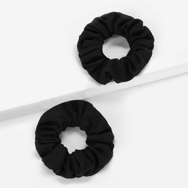 

Elastic Hair Tie 2pcs, Black