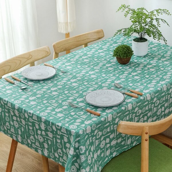 

Kitchenware Print Table Cloth