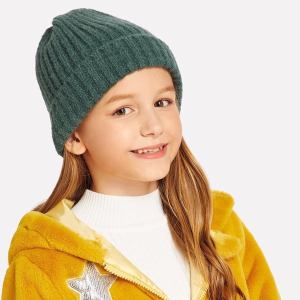 

Kids Plain Beanie Hat