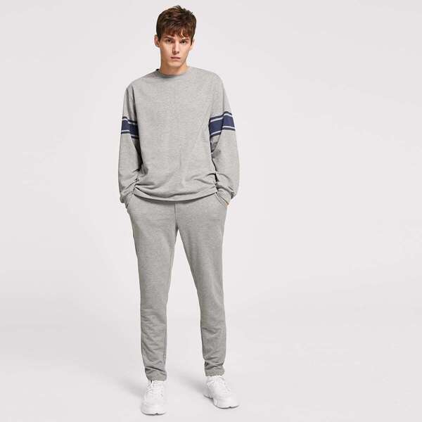 

Men Striped Pajama Set