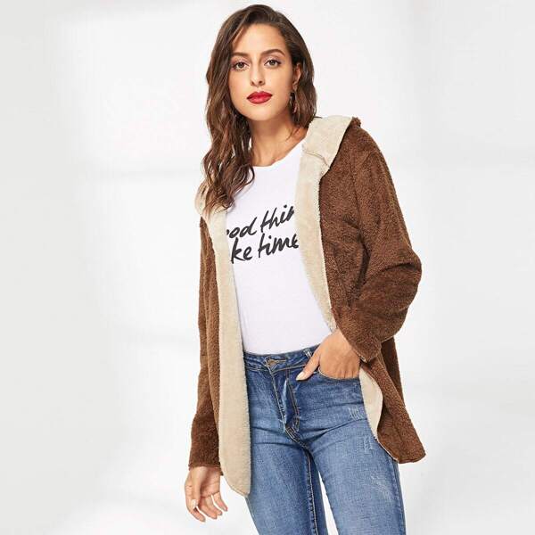 

Shearling Hooded Outerwear