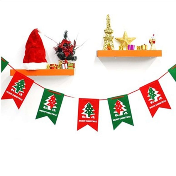 

Christmas Tree Pull Flag 8pcs With String, Multicolor