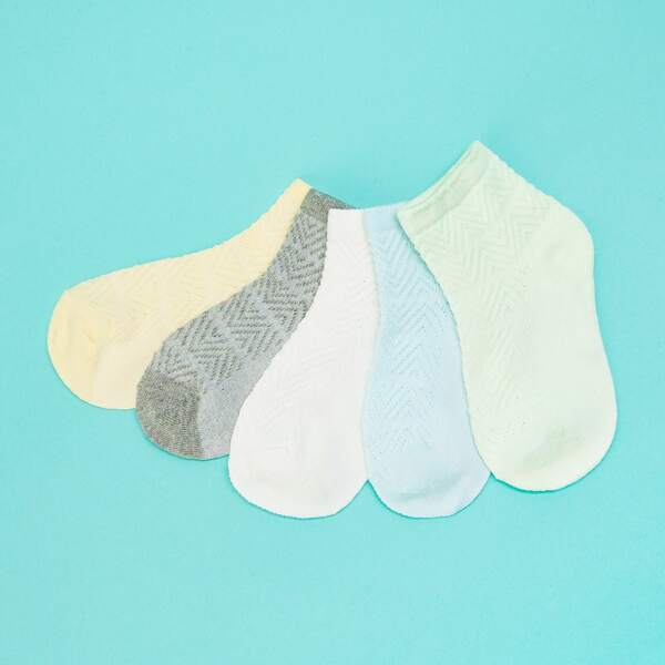 

Kids Chevron Socks 5pairs, Multicolor
