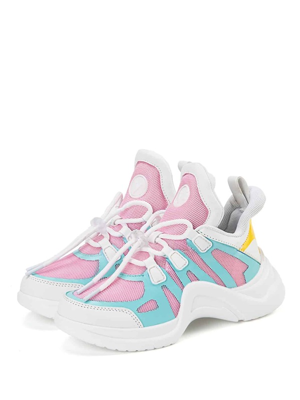 

Toddler Girls Colorblock Sneakers, Multicolor