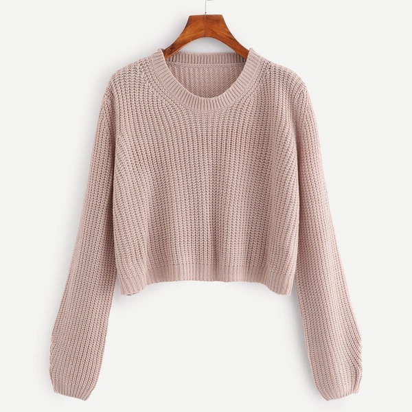 

Solid Crop Jumper