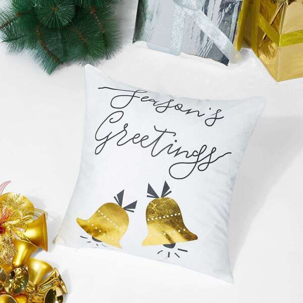 

Christmas Print Cushion Cover 1PC, Multicolor