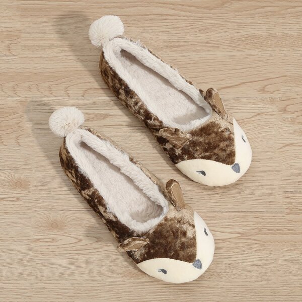 

Cartoon Design Flat Slippers, Multicolor