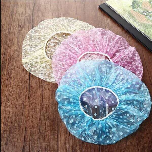 

Random Color Shower Cap 3pcs, Multicolor
