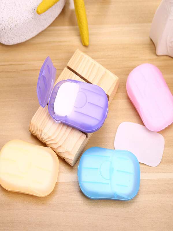 

Random Color 1 Box With Soap Paper 20pieces, Multicolor