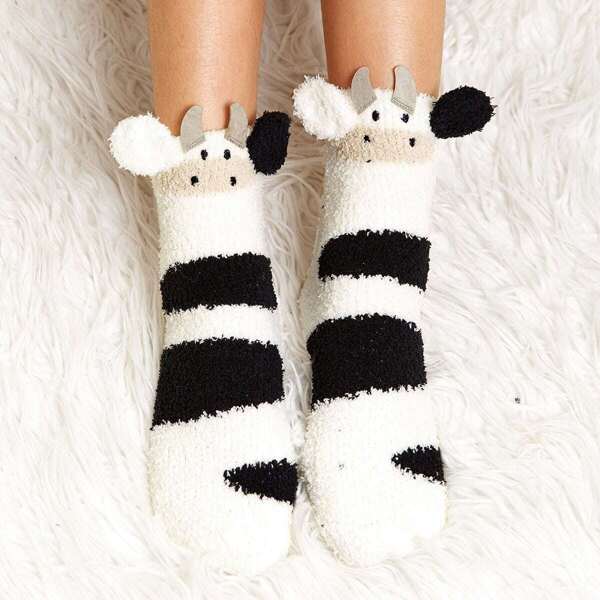 

Cow Pattern Socks