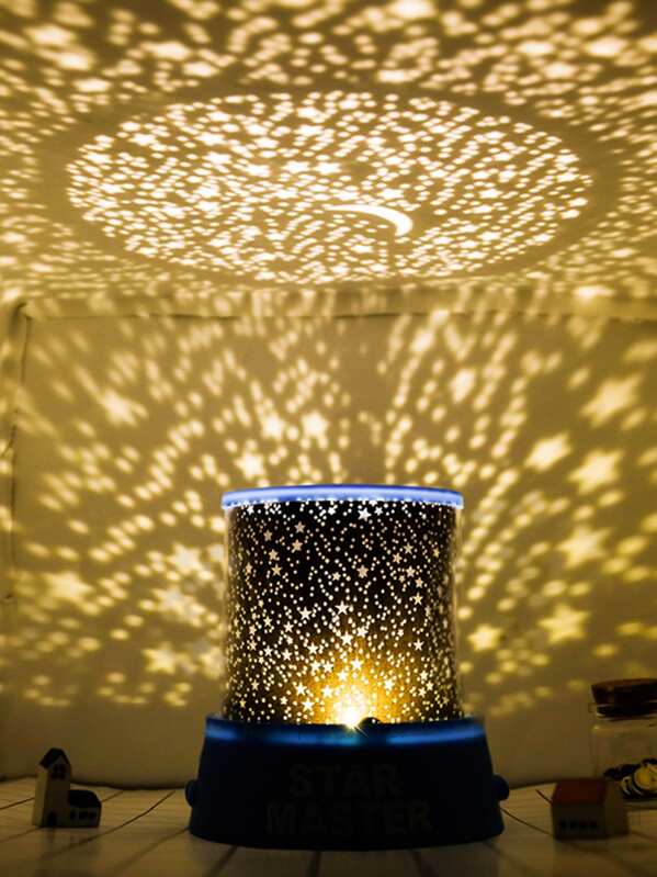 

Moon & Star Projector Night Light 5V, Yellow