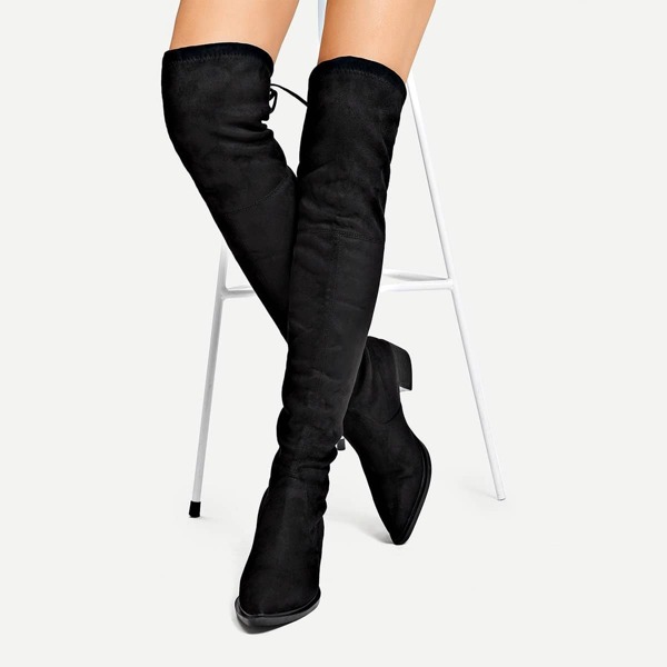 

Suede Over The Knee Boots