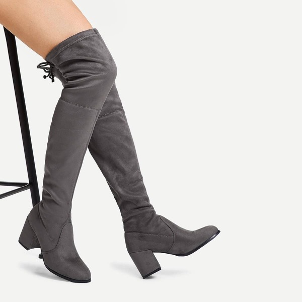 

Suede Over The Knee Boots