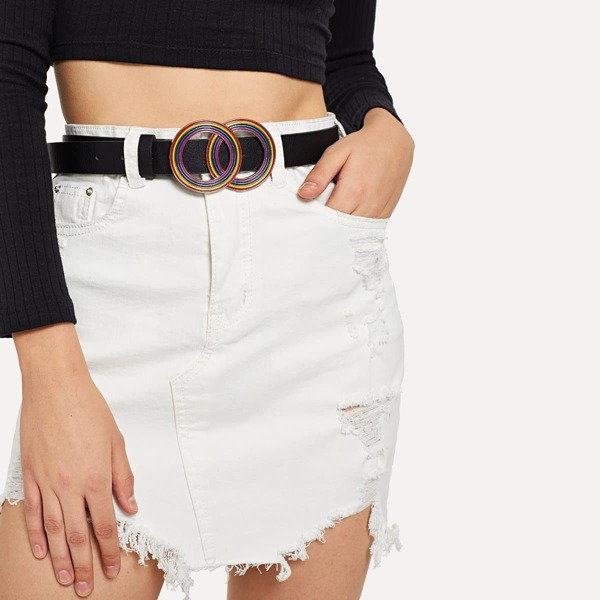 

Double Circle Buckle Belt