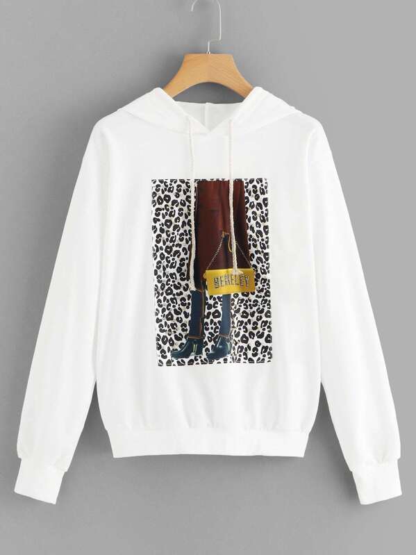 

Рисунок Напечатать Drawstring Hoodie, null
