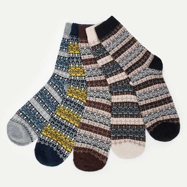 

Men Christmas Knit Socks 5pairs