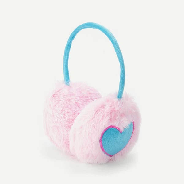 

Girls Heart Pattern Earmuff, Multicolor