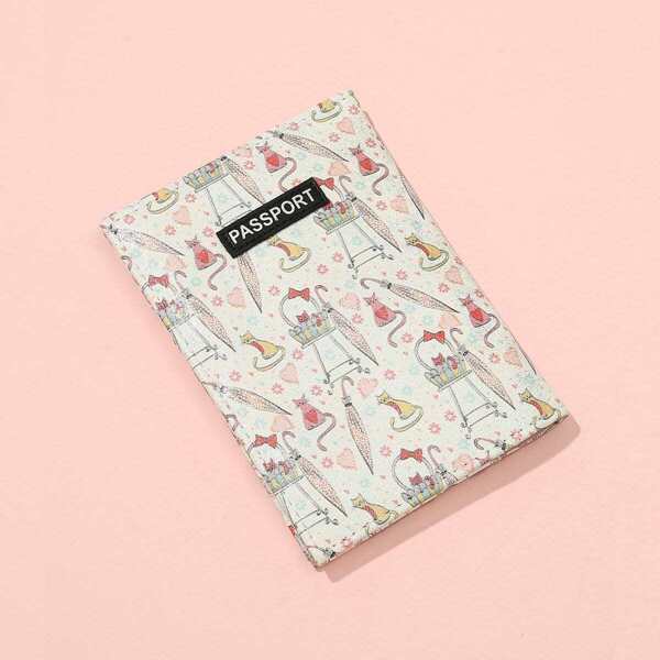 

Cartoon Pattern PU Purse, Multicolor