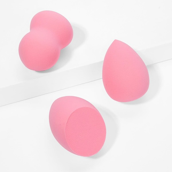 

Multi Shaped Makeup Puff 3pcs, Pink