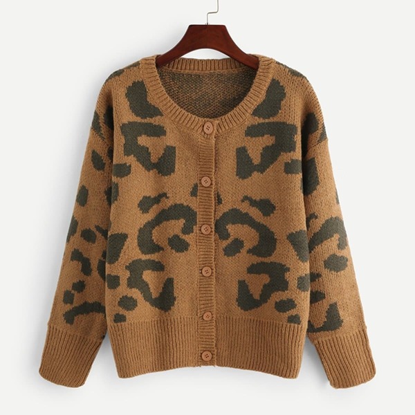 

Camo Print Button Up Coat