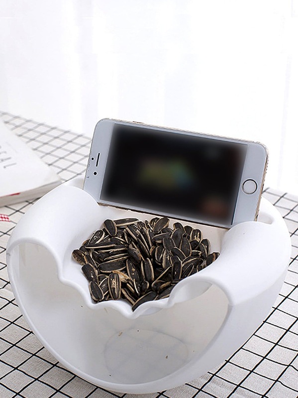 

Multifunction Snack Tray, White