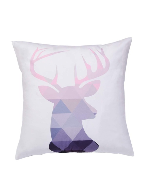

Deer Print Cushion Cover 1PC, Multicolor