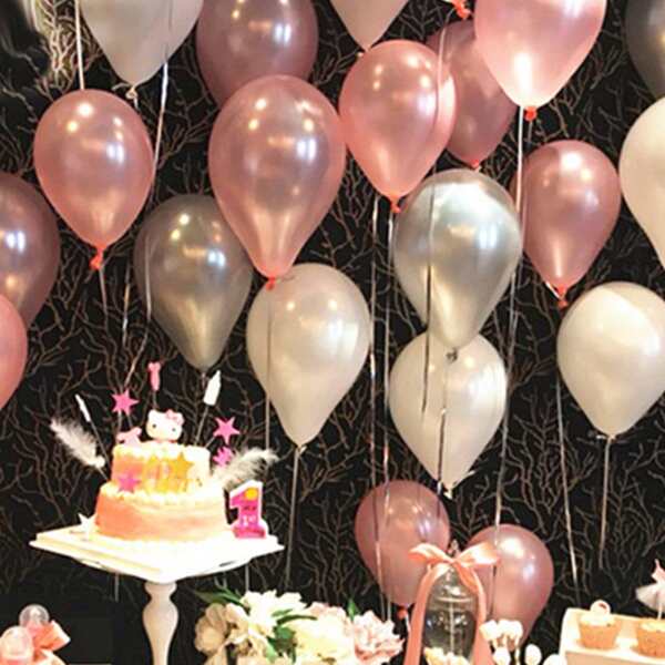 

Random Color 10inches Balloon 30pcs, Multicolor