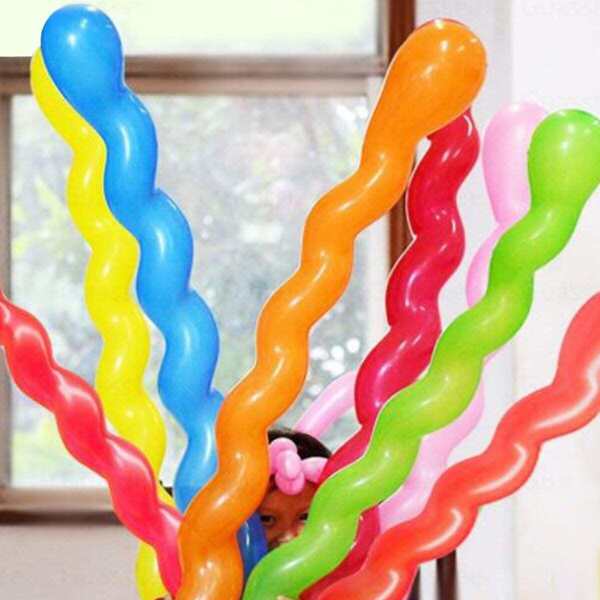 

36inches Random Color Spiral Shape Balloon 10pcs