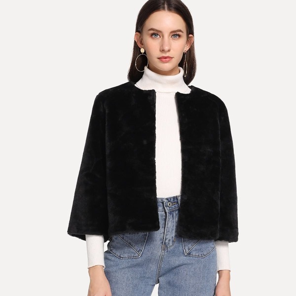 

Faux Fur Short Teddy Coat