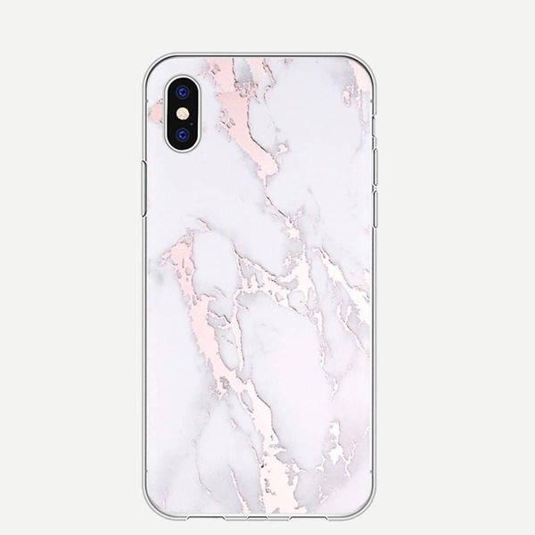 

Чехол для iPhone с принтом мраморным, Многоцветный