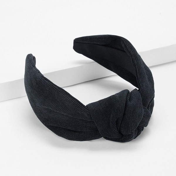 

Twist Plain Headband, Black