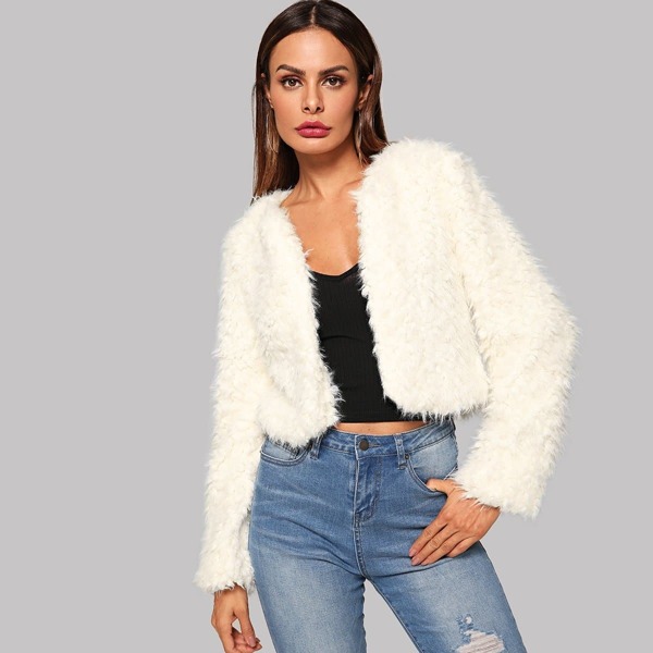 

Solid Teddy Coat