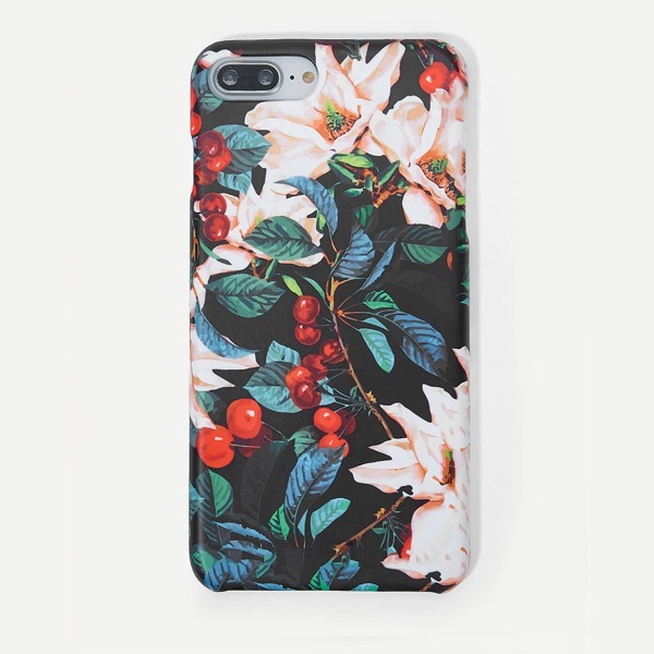 

Flower & Fruit Print iPhone Case