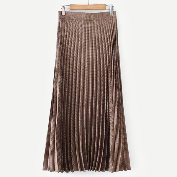 

Plaid Pleated Skirt
