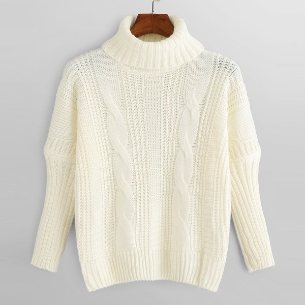 

High Neck Solid Jumper