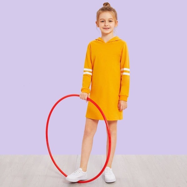 

Girls Hooded Sweatshirt Dress