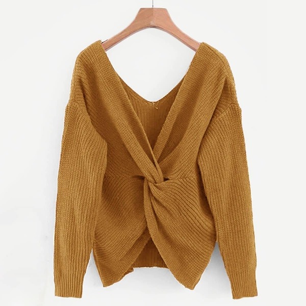 

Solid Twist Sweater