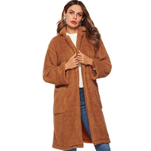 

Solid Long Teddy Coat