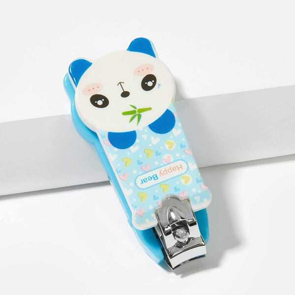 

Kids Cartoon Panda Shaped Nail Clipper, Blue