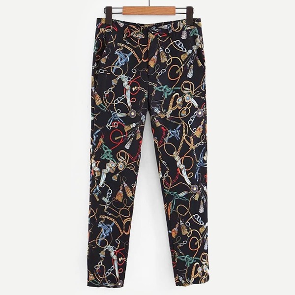 

Chain Print Pants