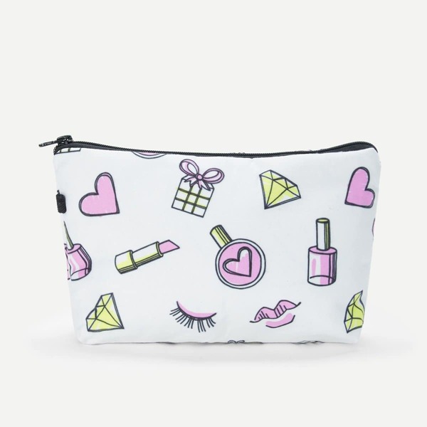 

Mixed Pattern Makeup Bag