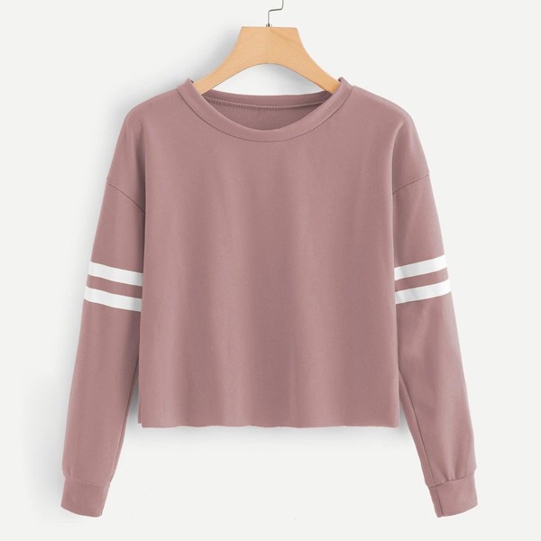 

Varsity Striped Sweatshirt