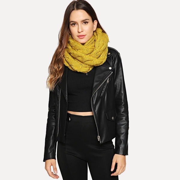 

Cable Knit Infinity Scarf