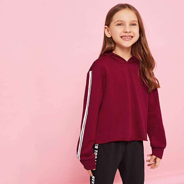

Girls Tape Side Crop Hoodie